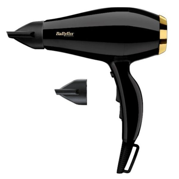 Secador de Cabelo Super Pro 2300W (Preto/Dourado) - BABYLISS