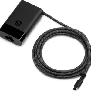 Carregador USB-C 65W p/ Portátil (Preto) - HP