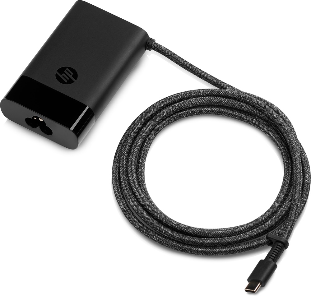 Carregador USB-C 65W p/ Portátil (Preto) - HP
