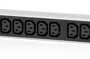 Extensão PDU 12 Tomadas p/ Rack 19 SPS 12F C13/C14 c/ Interruptor (1.5 metros) - SALICRU