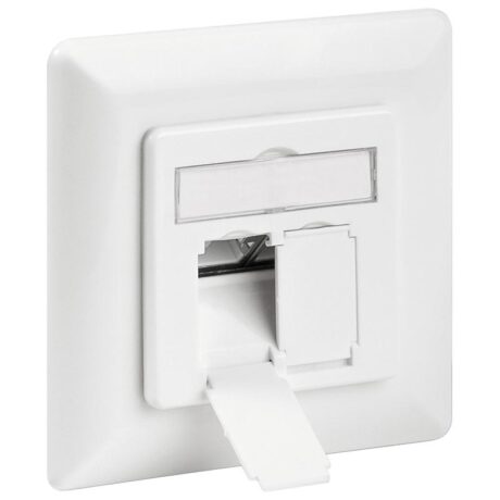 Tomada Dupla RJ45 (Branco) - GOOBAY