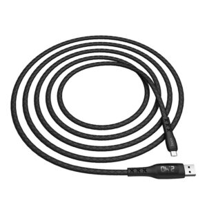 Cabo USB Macho - Micro USB Macho S6 c/ Ecr? (Preto) 1,20 mts - HOCO