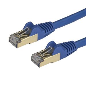 Cabo de Rede RJ45 Cat6a U/FTP Azul (3 mts) - STARTECH