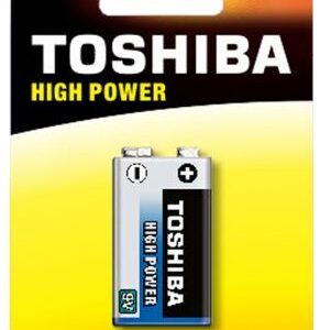 Pilha Alcalina 9V 6LR61 - TOSHIBA