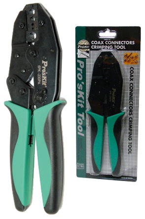 Alicate Cravar Fichas Coaxiais RG - Proskit