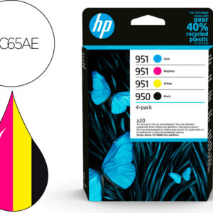 Toner 950Bk/951- 6Zc65Ae Multipack (Preto/Cores) - HP