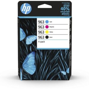 Pack 4x Tinteiros 963 (Preto/Cores) - HP
