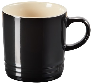 Chávena em Cerâmica de Grés 0.35L (Preto Onyx) - LE CREUSET