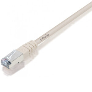 Cabo de Rede RJ45 SF/UTP?Cat.5e Bege (3 mts) - EQUIP