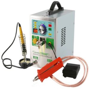 Estação Soldadura por Ponto p/ Pilhas-Baterias c/ Função de Carregamento Baterias 4,2...36V / 0...3A
