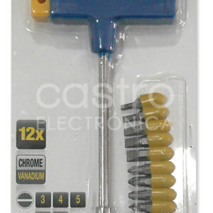 Chave com Punho T + 12 Bits - KINZO