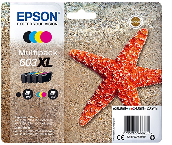 Tinteiro Original Epson Multipack nº603 XL 4 Cores