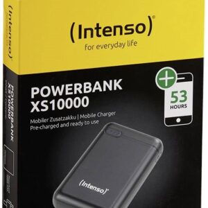 PowerBank 10000mAh XS10000 (Preto) - INTENSO