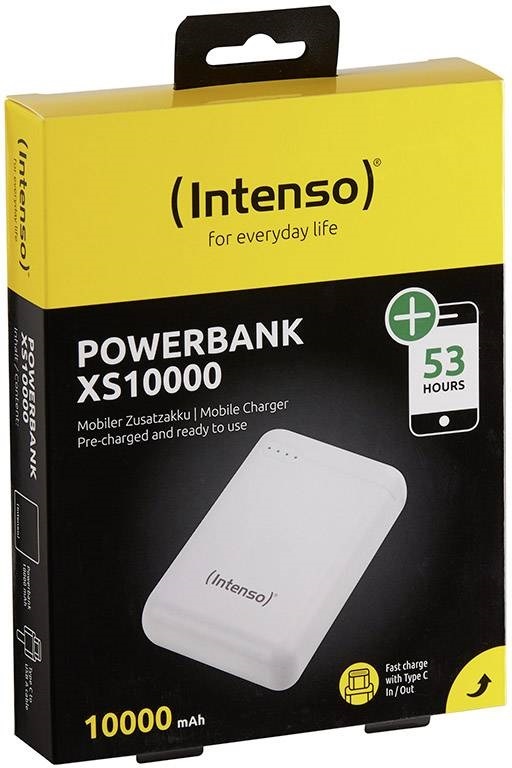 PowerBank 10000mAh XS10000 (Branco) - INTENSO