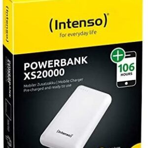 PowerBank 20000mAh XS20000 (Branco) - INTENSO