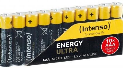 Pack 10x Pilhas Alcalinas LR03 AAA - INTENSO