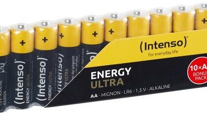 Pack 10 Pilhas Alcalinas LR6 AA - INTENSO