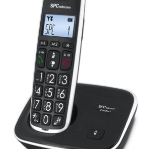 Telefone Telecom 7608N c/ Teclas Grandes (Preto) - SPC