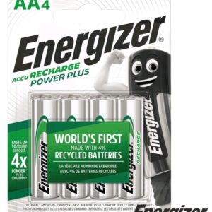 Blister 4 Pilhas Recarreg?veis 1,2V 2000mAh Ni-Mh - AA - ENERGIZER Power Plus