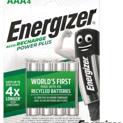 Blister 4x Pilhas Recarregáveis 1,2V 700mAh Ni-Mh - AAA - ENERGIZER Power Plus