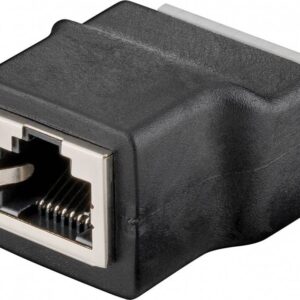 Ficha Telefone-Rede RJ45 8 Pinos F?mea (Liga??o R?pida) - GOOBAY