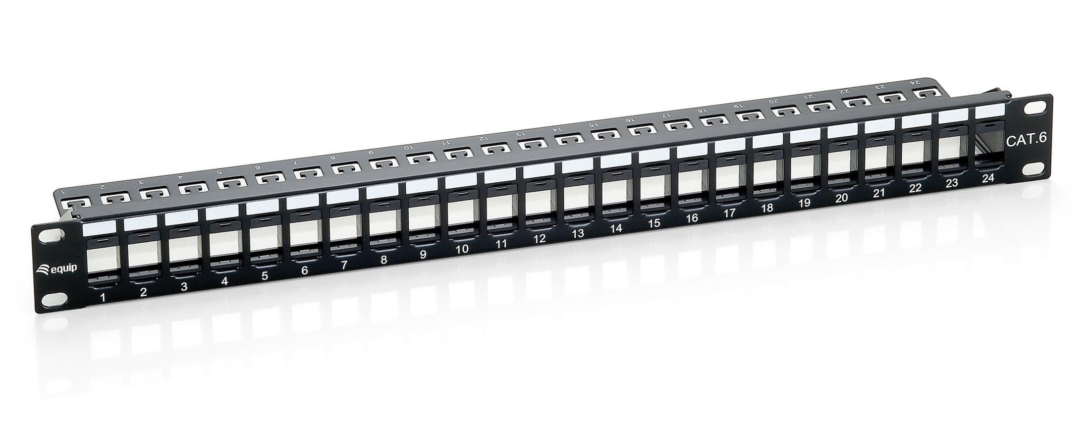 Patch Panel 24 Portas Cat6 1HE TRITON - EQUIP