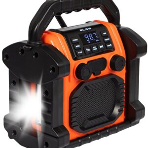 Rádio AM/FM Analógico Portátil IP55 c/ PowerBank + Lanterna LED (RA14) - BLOW