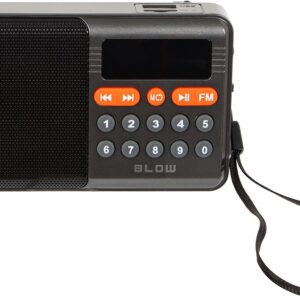 Rádio Portátil Analógico AM/FM RA18 Mini Bluetooth/USB/microSD - BLOW