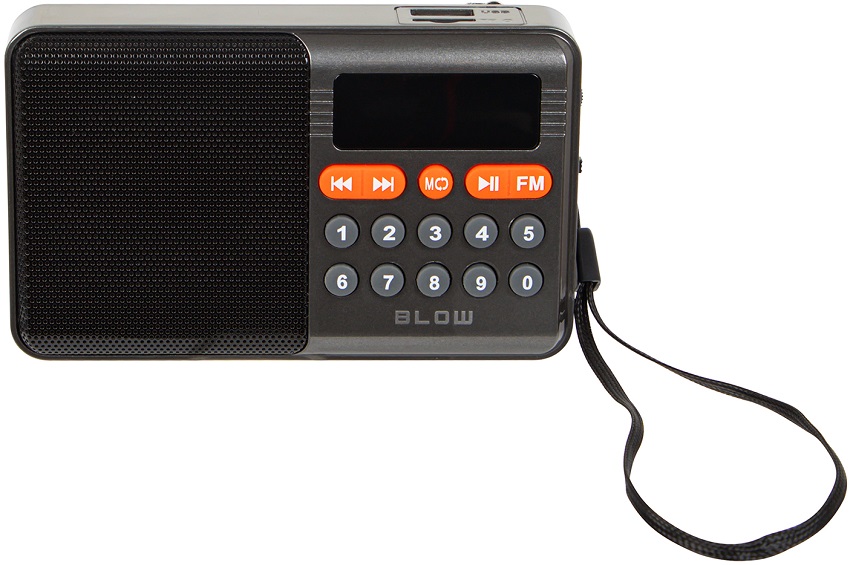 Rádio Portátil Analógico AM/FM RA18 Mini Bluetooth/USB/microSD - BLOW
