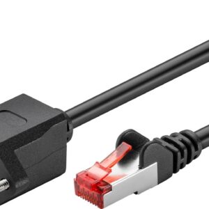 Cabo S/FTP RJ45 CAT6 8 Pinos Extens?o Macho-Femea (5 mts) - GOOBAY