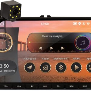 Auto Rádio 9 2DIN 4x 50W Android/WiFi/GPS/CARPLAY c/ Câmara Traseira CP02 - BLOW