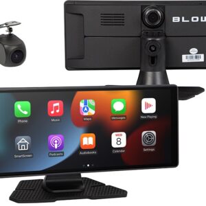 Esta??o Multim?dia CarPlay 10,26 s/ Fios Android Auto c/ DashCam + C?mara Traseira - BLOW