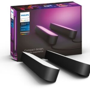 Pack 2x Barras de Luz LED Regulável Hue Play (Preto) - PHILIPS HUE