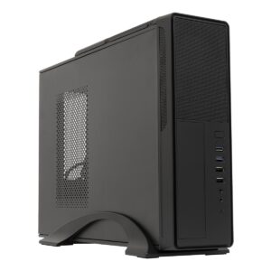 Caixa Micro Atx Unyka Desktop Slim 2010SE Usb Com Fonte 450W Preta