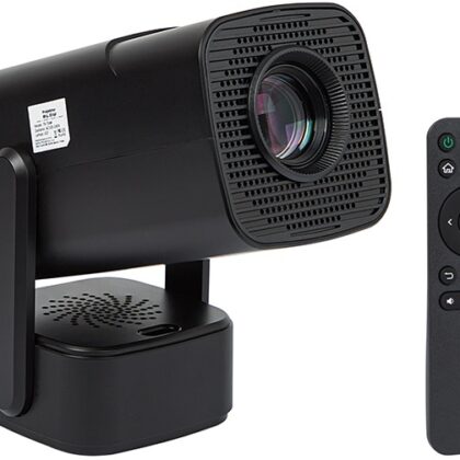 Vídeo Projetor Portátil 4K Android Full HD + Bolsa de Proteção (Preto) - BLOW