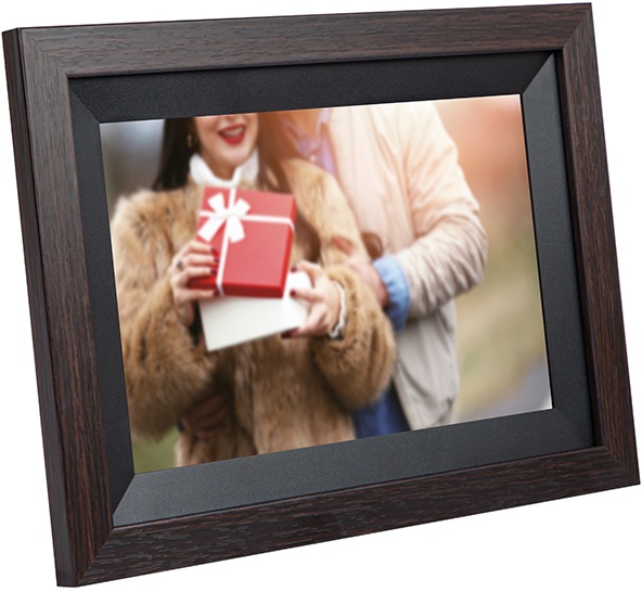 Moldura Digital FRAMEO 10,1 Wi-Fi (Madeira) - BLOW