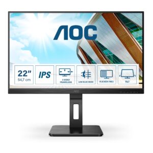 Monitor LED 21.5" AOC 22P2DU 1920 x 1080 Full HD 75 Hz IPS HDMI DVI VGA