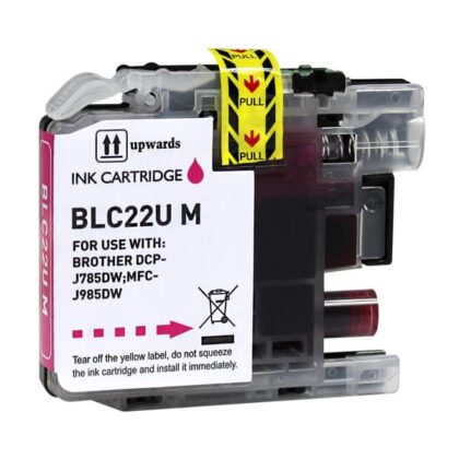 Tinteiro Compatível Brother LC22U Substitui LC22UMBP Magenta
