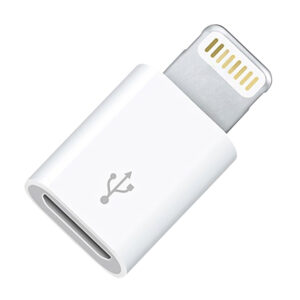 Adaptador Micro USB F?mea p/ iPhone Lightning Macho