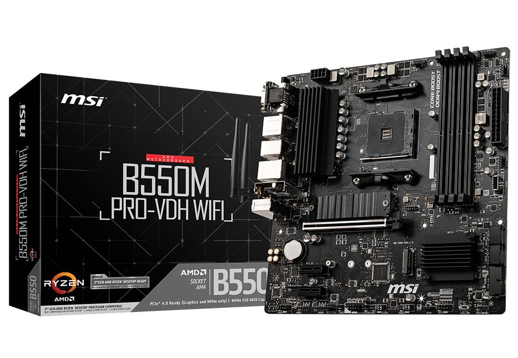 Motherboard B550M PRO-VDH WIFI Skt AM4 Micro ATX - MSI