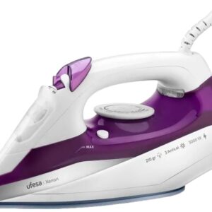 Ferro de Engomar a Vapor Xenon 3000W (Branco/Roxo) - UFESA