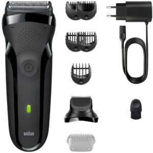 Máquina de Barbear Series 3 300BT (Preto/Cinzento) - BRAUN
