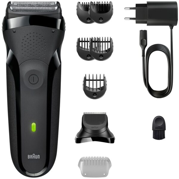 Máquina de Barbear Series 3 300BT (Preto/Cinzento) - BRAUN