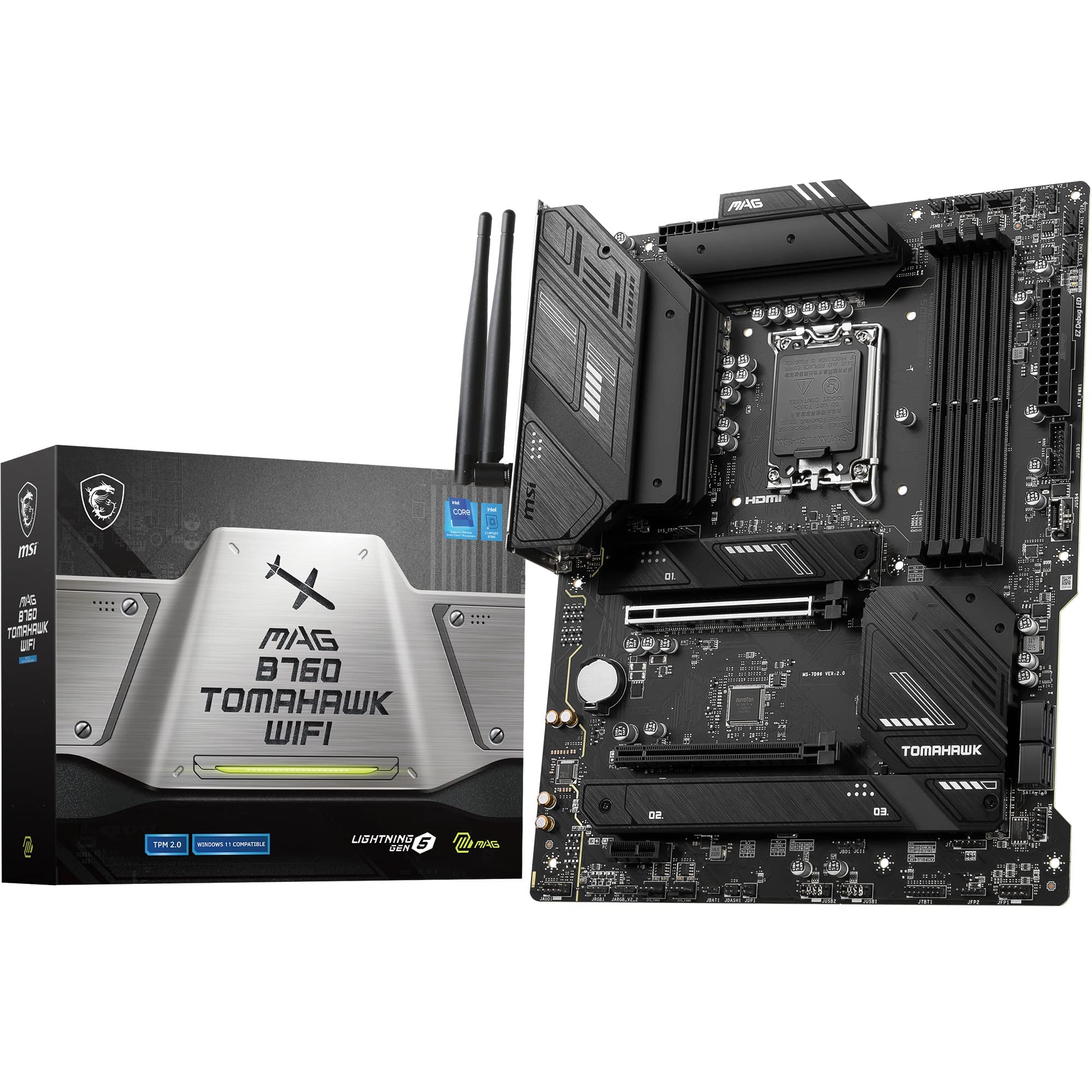 Motherboard MSI MAG B760 Tomawawk WIFI ATX 4xDDR5 Socket LGA1700