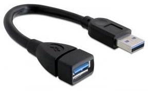 Cabo USB A Macho - USB A F?mea (15cm) - DELOCK
