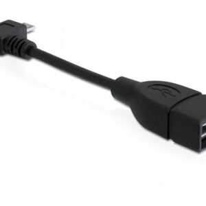 Cabo USB A Fêmea - Micro-USB B Macho (11cm) - DELOCK