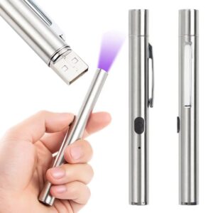Lanterna LED UV c/ ?man e Carregamento USB