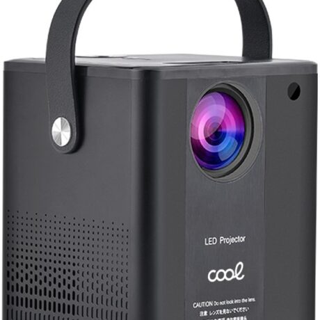 Video Projetor Rainbow 3000 Lúmens HDMI/SD/USB Wi-Fi c/ Coluna Integrada (Preto) - COOL