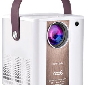 Video Projetor Rainbow 3000 L?mens HDMI/SD/USB Wi-Fi c/ Coluna Integrada (Branco) - COOL