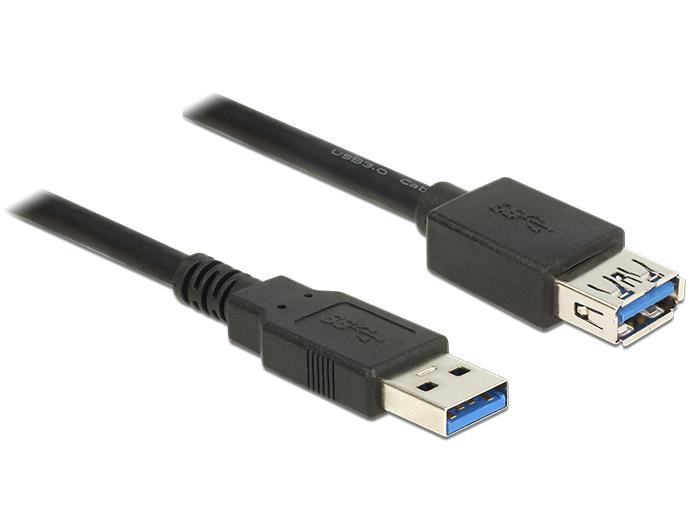 Cabo USB A Macho - USB A Fêmea 3.2 (2 mts) - DELOCK